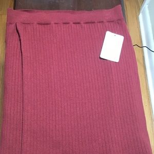 NWT Free People Wine colored skirt